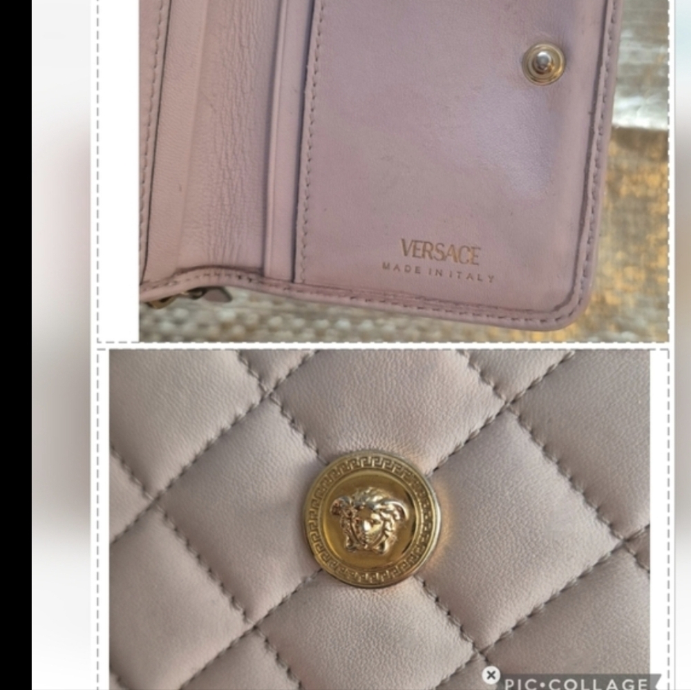 Versace Quilted Leather Medusa Wallet - Picture 13 of 15
